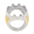 China factory direct wholesale jewelry indonesia ring, mens stainless steel gold ring blanks